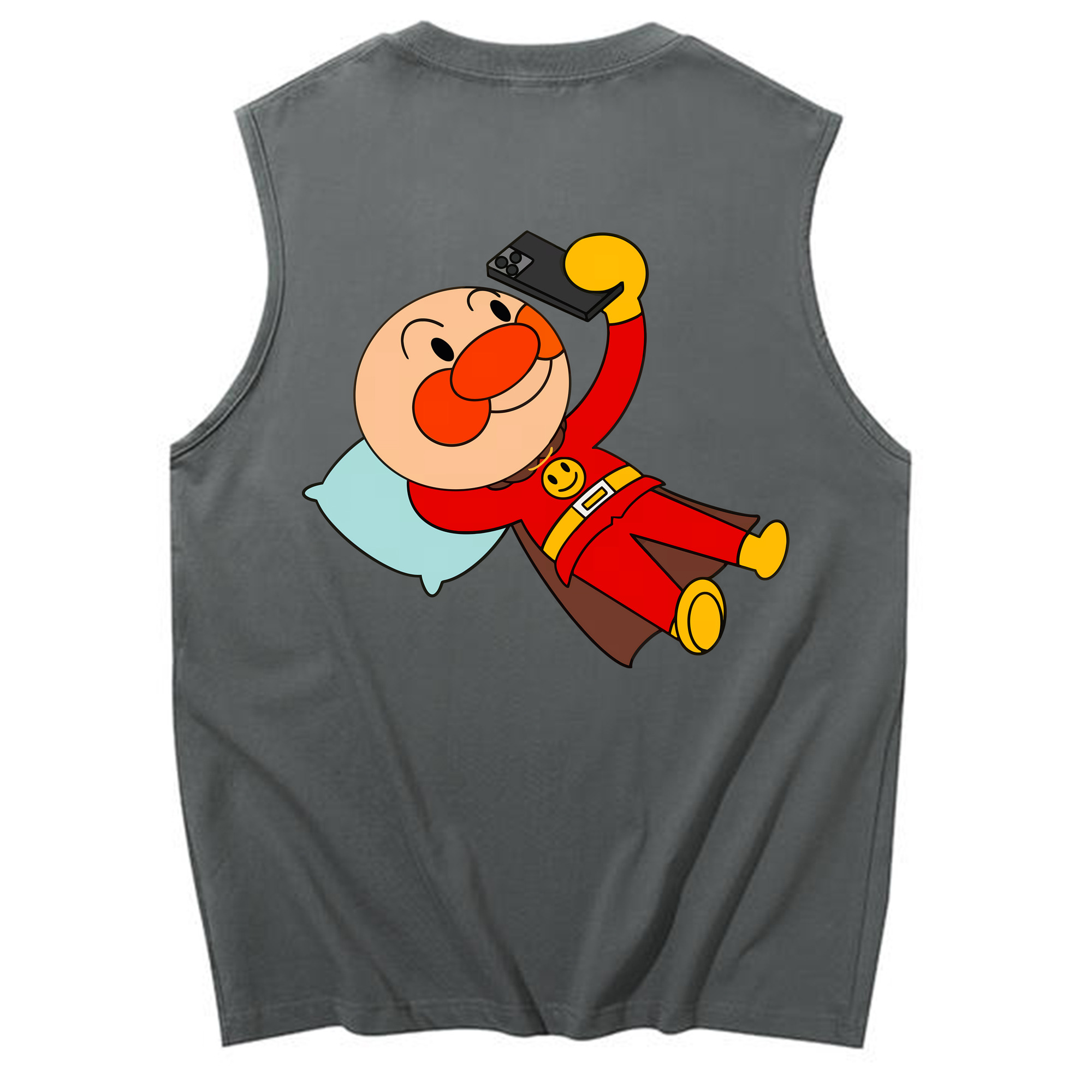 （画像用） アンパンマン Anpanman コットン100％タンクトップ（背面プリント）